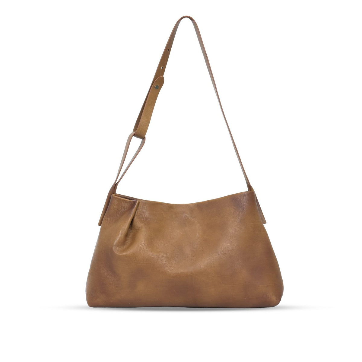 Colette in Safari leather — front view