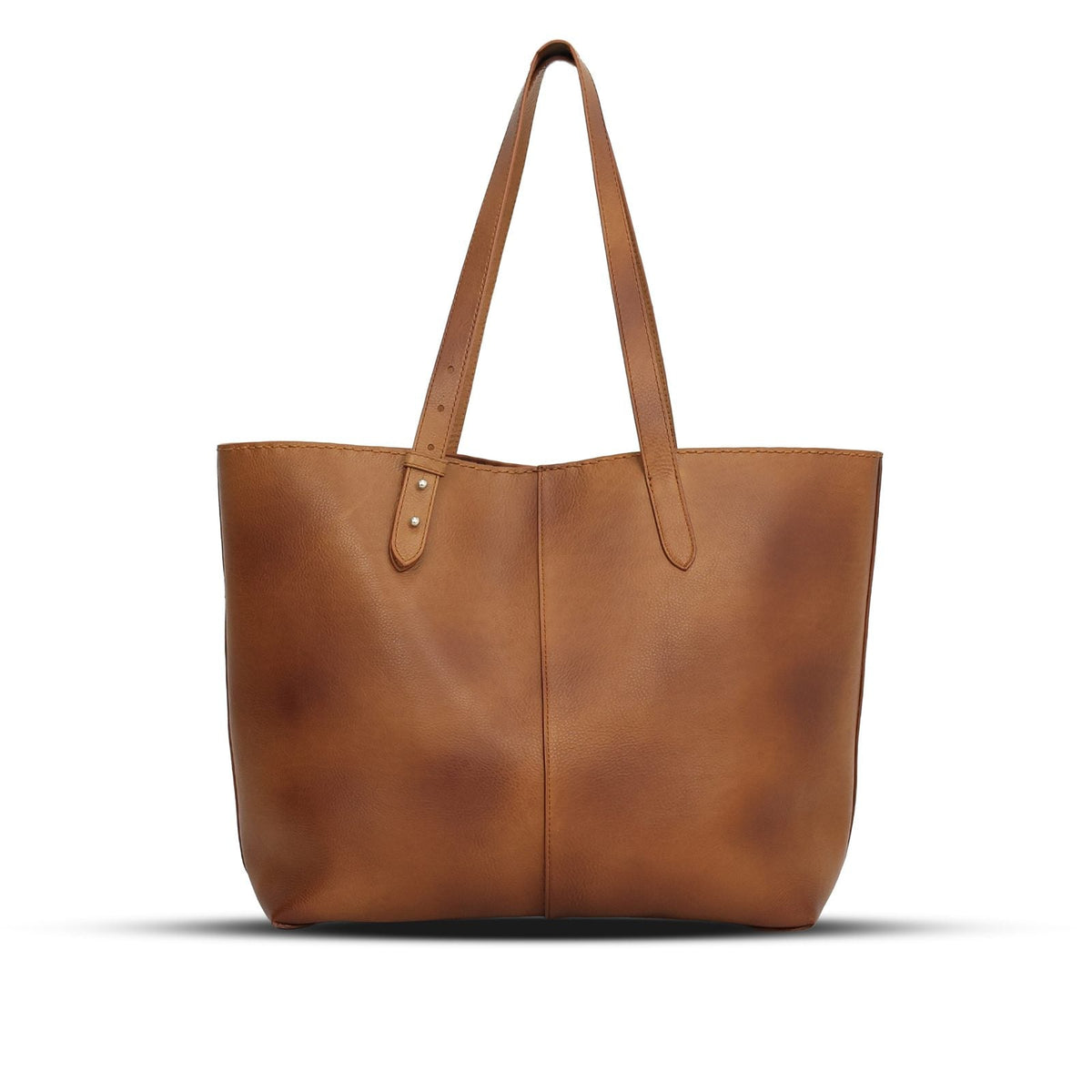C-Tote EW in Safari leather — front view