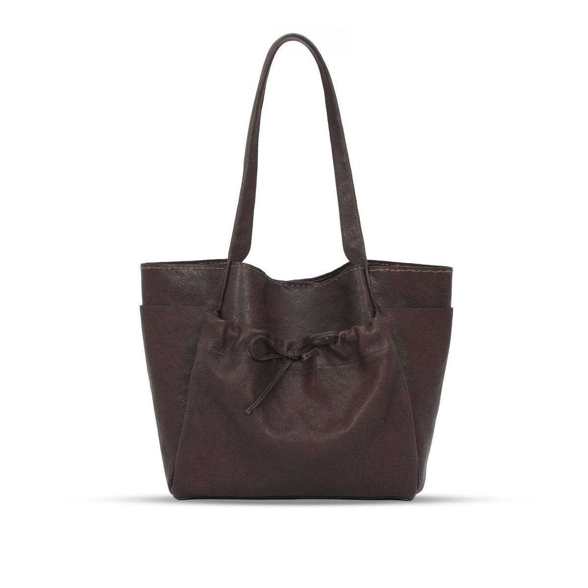 Day Bag Medium in Testa di Moro leather — front view
